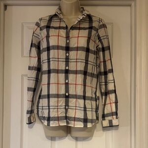 Barbour Plaid Button-Up Shirt